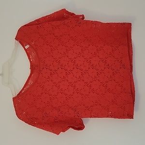 AUDREY Med Red Top